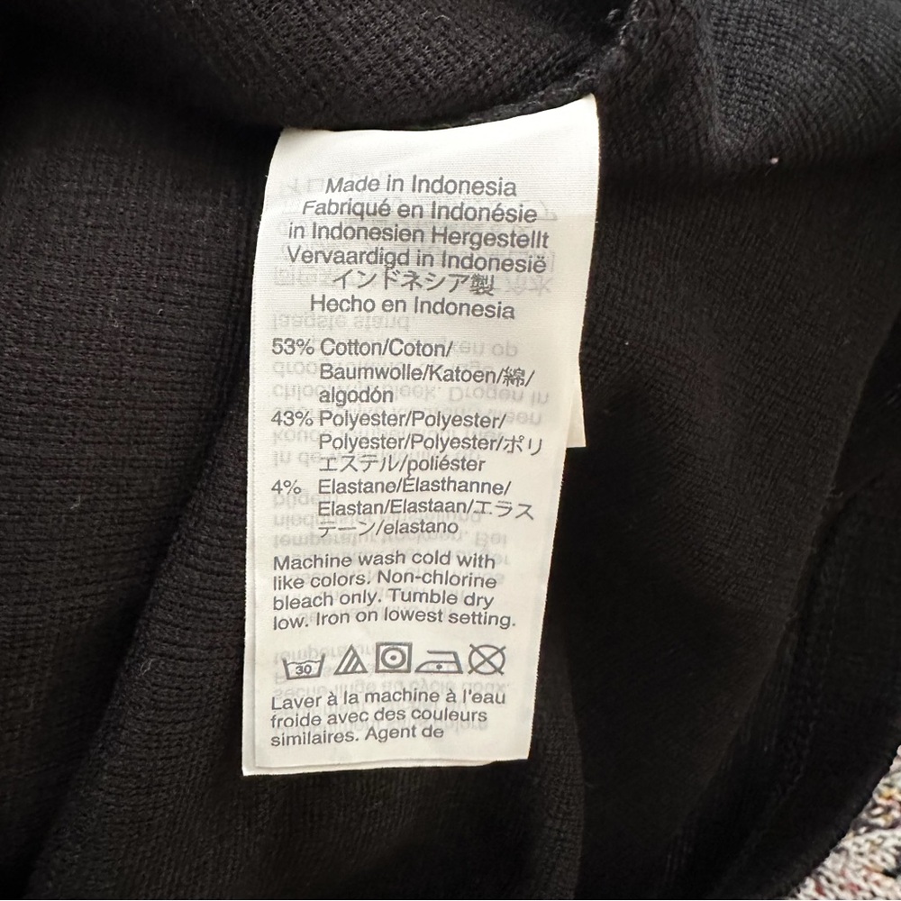 NWT Madewell Black Apron Top - Picture 4 of 5